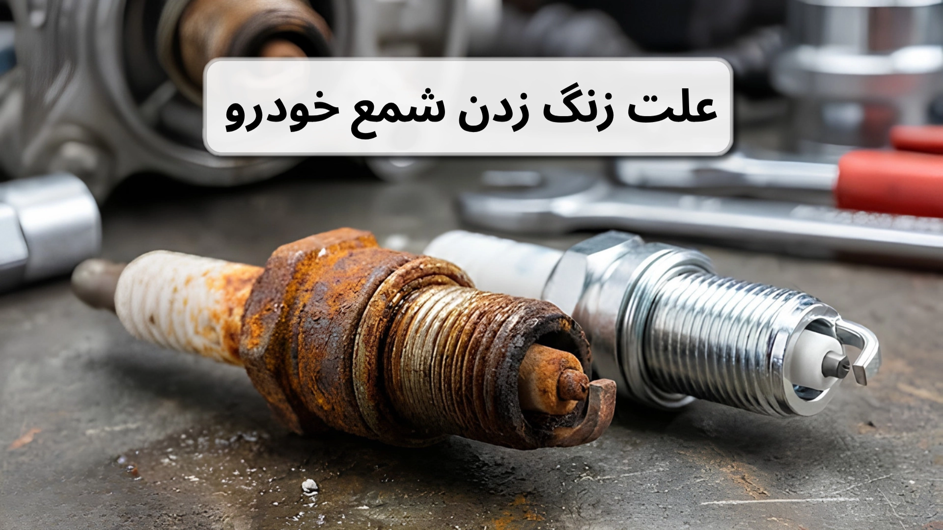 علت زنگ زدن شمع خودرو